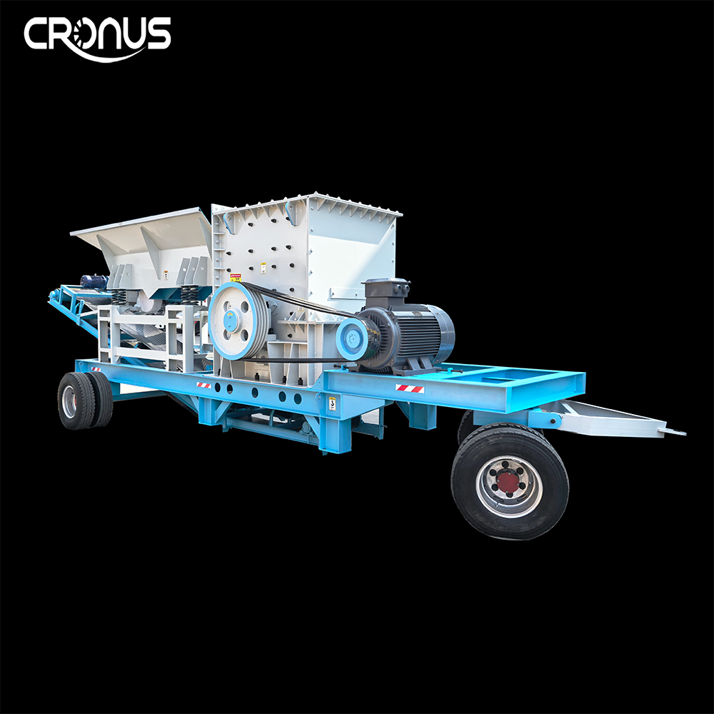 Tire Type Mobile Jaw Crusher